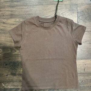 Daily Drills - Aspen- mocha everyday tee